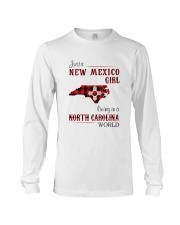 NEW MEXICO GIRL LIVING IN NORTH CAROLINA WORLD Long Sleeve Tee thumbnail