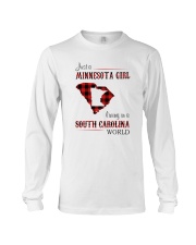 MINNESOTA GIRL LIVING IN SOUTH CAROLINA WORLD Long Sleeve Tee thumbnail