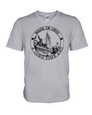 MADE IN OHIO A LONG TIME AGO V-Neck T-Shirt tile