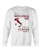 SOUTH AFRICAN GIRL LIVING IN ITALIAN WORLD Crewneck Sweatshirt thumbnail