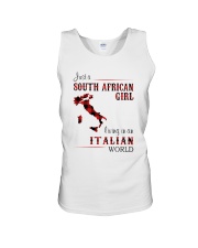 SOUTH AFRICAN GIRL LIVING IN ITALIAN WORLD Unisex Tank thumbnail