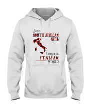 SOUTH AFRICAN GIRL LIVING IN ITALIAN WORLD Hooded Sweatshirt thumbnail