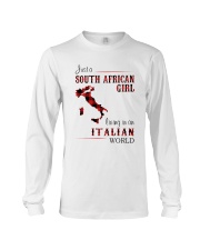 SOUTH AFRICAN GIRL LIVING IN ITALIAN WORLD Long Sleeve Tee thumbnail