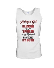 Michigan Girl Blessed By God Unisex Tank tile