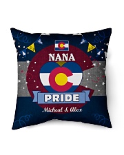 Colorado Pride Gift For Family Indoor Pillow - 16” x 16” front