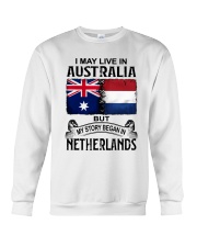 LIVE IN AUSTRALIA BEGAN IN NETHERLANDS Crewneck Sweatshirt tile
