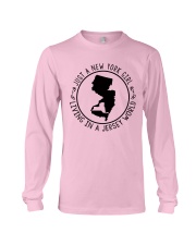 NEW YORK GIRL LIVING IN JERSEY WORLD Long Sleeve Tee thumbnail