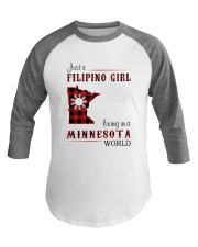 FILIPINO GIRL LIVING IN MINNESOTA WORLD Baseball Tee tile