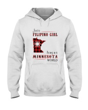 FILIPINO GIRL LIVING IN MINNESOTA WORLD Hooded Sweatshirt tile