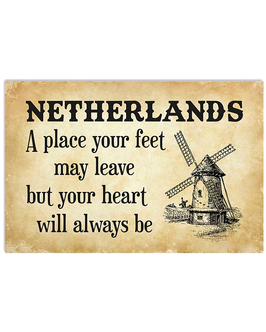 NETHERLANDS A PLACE YOUR HEART WILL ALWAYS BE 17x11 Poster