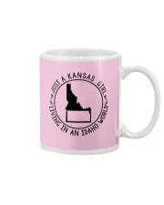 KANSAS GIRL LIVING IN IDAHO WORLD Mug tile