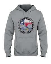 LIVING IN TEXAS WITH NEW YORK ROOTS Hooded Sweatshirt thumbnail