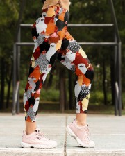 Chicken Faces, Gift For Chicken Lovers High Waist Leggings aos-high-waist-leggings-lifestyle-16