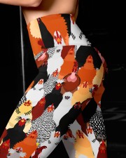 Chicken Faces, Gift For Chicken Lovers High Waist Leggings aos-high-waist-leggings-lifestyle-41