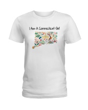 I'm A Connecticut Girl Ladies T-Shirt front