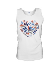 Chicago Heart Symbols Unisex Tank tile