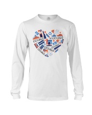 Chicago Heart Symbols Long Sleeve Tee tile