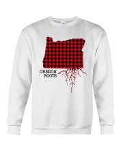 Oregon Roots Red Pattern Crewneck Sweatshirt tile