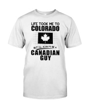 CANADIAN GUY LIFE TOOK TO COLORADO Classic T-Shirt tile