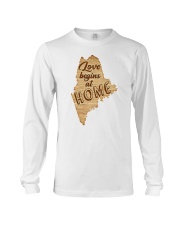 Maine Love Begins At Home Long Sleeve Tee tile