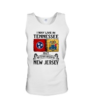 LIVE IN TENNESSEE BEGAN IN NEW JERSEY Unisex Tank thumbnail