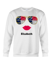 North Carolina Flag Glasses Custom Your Name Crewneck Sweatshirt tile