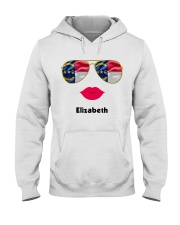 North Carolina Flag Glasses Custom Your Name Hooded Sweatshirt tile