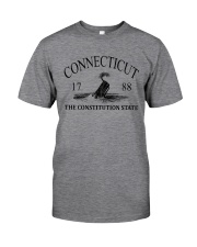 Connecticut Nickname Symbols Classic T-Shirt front