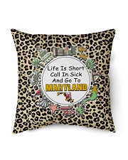 Life Is Short Call In Sick And Go To Maryland Indoor Pillow tile