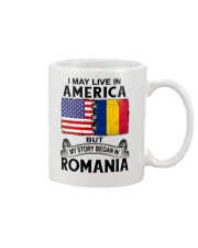 LIVE IN AMERICA BEGAN IN ROMANIA ROOT WOMEN Mug thumbnail