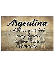 ARGENTINA A PLACE YOUR HEART REMAINS Horizontal Poster tile