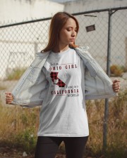 OHIO GIRL LIVING IN CALIFORNIA WORLD Classic T-Shirt apparel-classic-tshirt-lifestyle-07