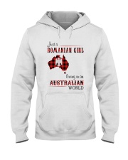 ROMANIAN GIRL LIVING IN AUSTRALIAN WORLD Hooded Sweatshirt tile