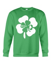 Maine Map Clover Custom Your Name Crewneck Sweatshirt tile
