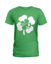 Maine Map Clover Custom Your Name Ladies T-Shirt front