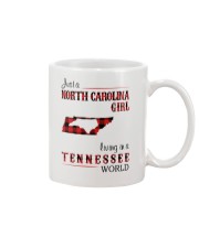 NORTH CAROLINA GIRL LIVING IN TENNESSEE WORLD Mug tile