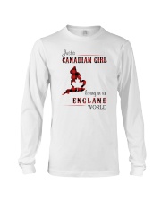 CANADIAN GIRL LIVING IN ENGLAND WORLD Long Sleeve Tee tile