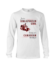 SINGAPOREAN GIRL LIVING IN CANADIAN WORLD Long Sleeve Tee tile