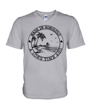 MADE IN HONOLULU A LONG TIME AGO V-Neck T-Shirt tile