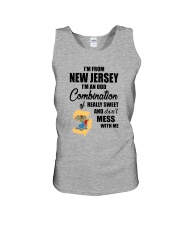 I'M FROM NEW JERSEY I'M AN ODD COMBINATION Unisex Tank thumbnail