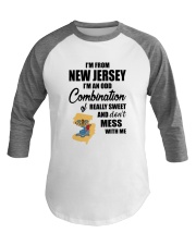 I'M FROM NEW JERSEY I'M AN ODD COMBINATION Baseball Tee thumbnail