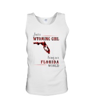 WYOMING GIRL LIVING IN FLORIDA WORLD Unisex Tank thumbnail