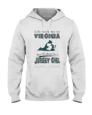 JERSEY GIRL LIFE TOOK TO VIRGINIA Hooded Sweatshirt tile