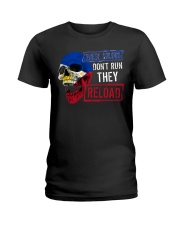 Philippines Lovers These Colors Don't Run They Reload Ladies T-Shirt tile
