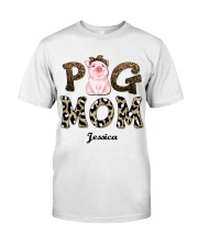 Personalized Pig Mom Classic T-Shirt tile