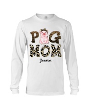 Personalized Pig Mom Long Sleeve Tee tile