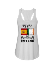 LIVE IN SPAIN BEGAN IN IRELAND Ladies Flowy Tank tile
