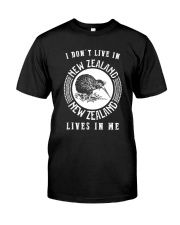 NEW ZEALAND LIVES IN ME Classic T-Shirt front