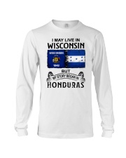 LIVE IN WISCONSIN BEGAN IN HONDURAS Long Sleeve Tee thumbnail