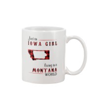 IOWA GIRL LIVING IN MONTANA WORLD Mug thumbnail